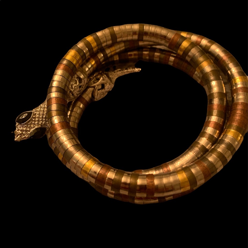 Vintage snake coil bracelet